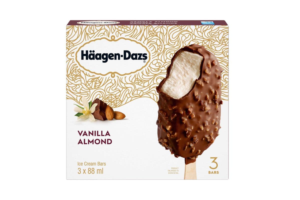Haagen-Dazs Vanilla Almond 3x88ml