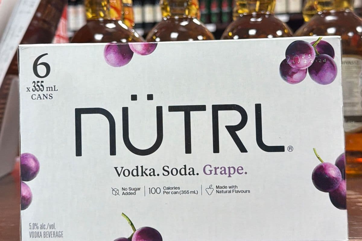 Nutrl Vodka Soda Grape 6pk (6 x 355 ml)