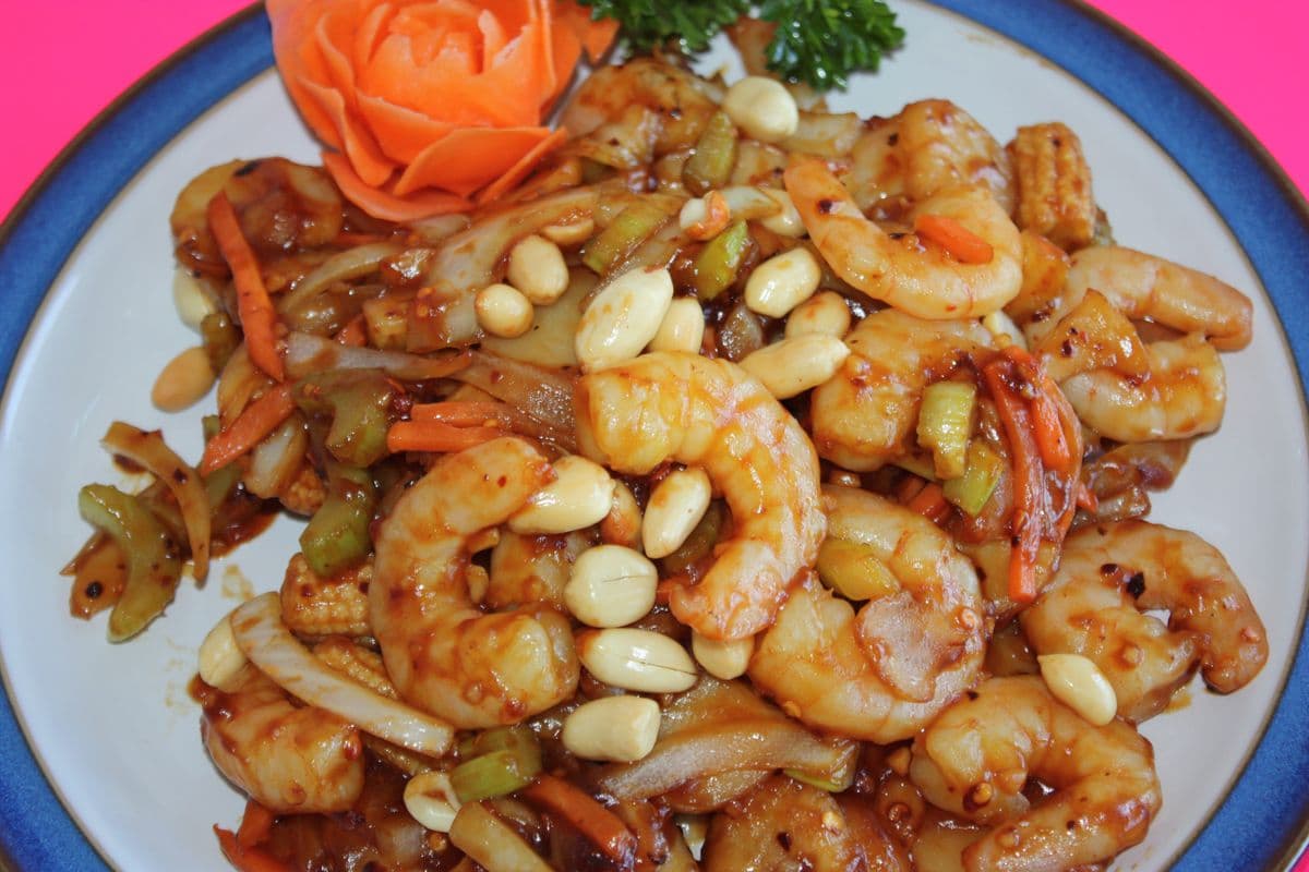 Kung Pao Jumbo Shrimps