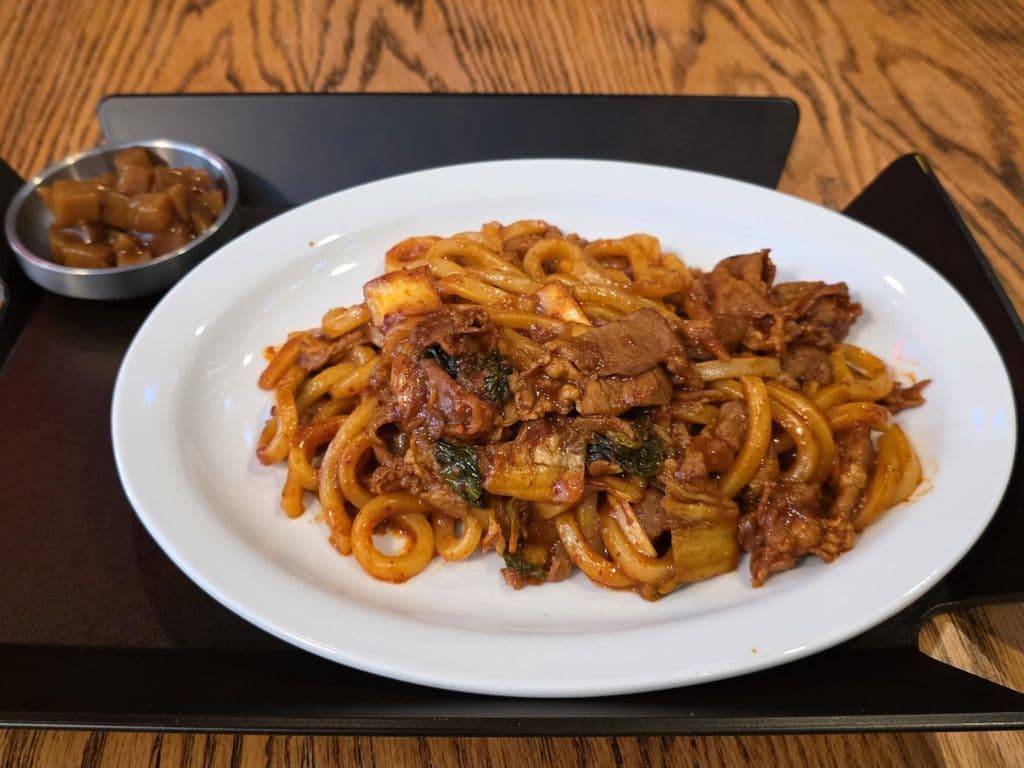 Stir-fried Kimchi udon