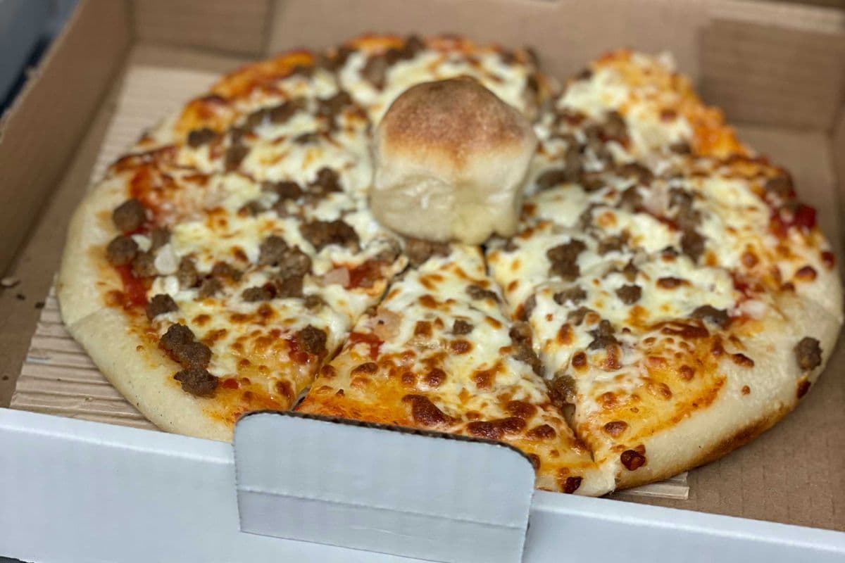 13. 10" Beef and Onion Pizza