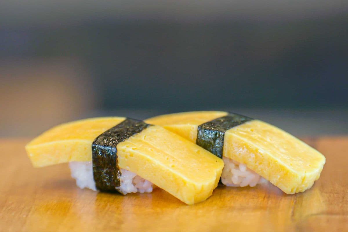 Egg (Tamago) Nigiri Sushi (1 pc)