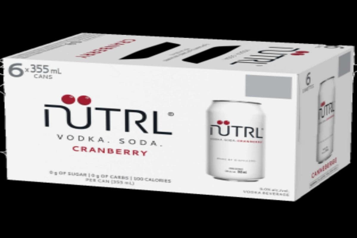 Nutrl Vodka Soda Cranberry (1 x 6 cans)