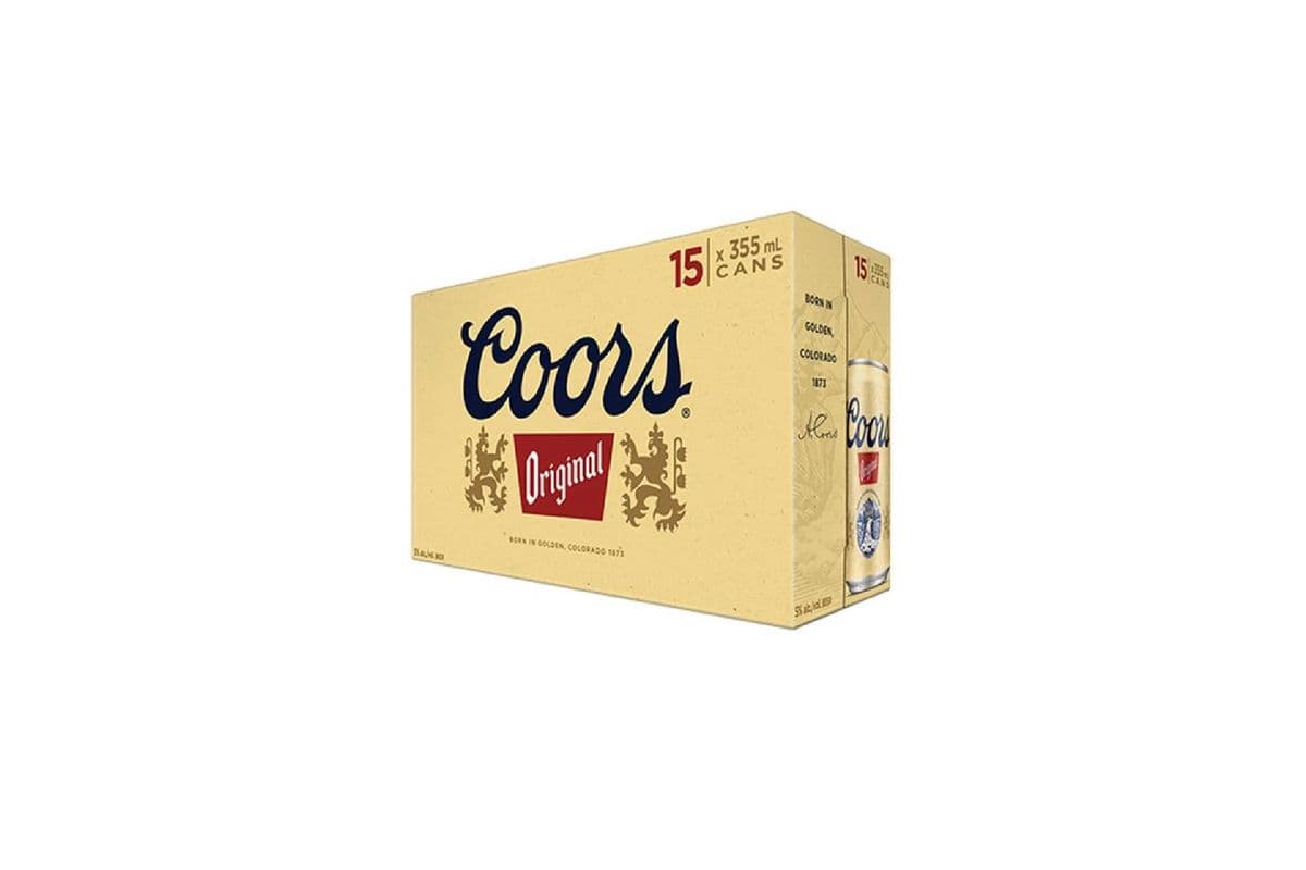 829354. COORS ORIGINAL (15 x 355ML (CANS))