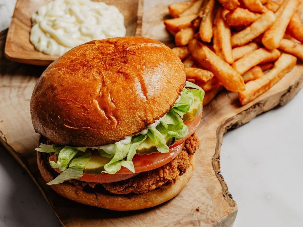 Burger au Poulet Croustillant / Crispy Chicken Burger