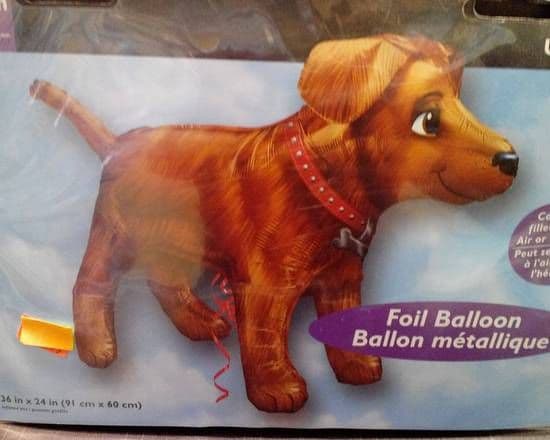 36"x24" Super Shape Foil Balloon (Dog)