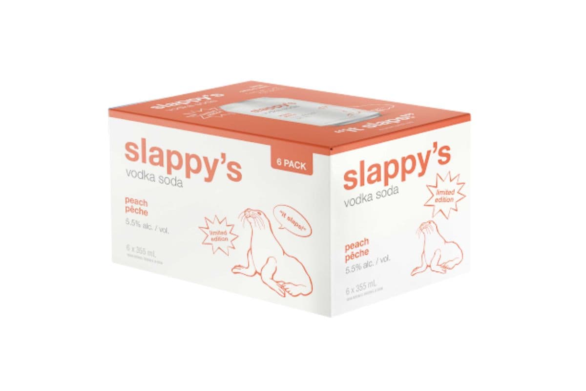 682895 - Slappy's Peach (6 x 355ml)