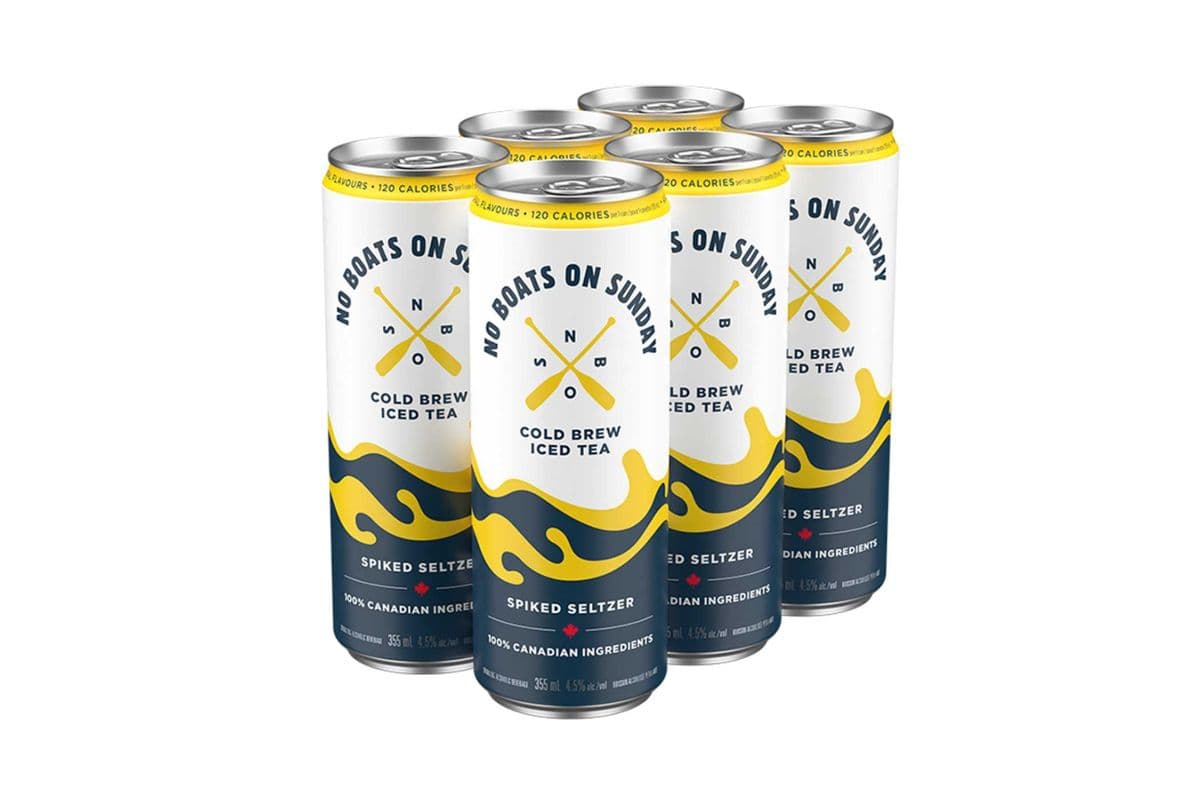 No Boat On Sunday Cold Brew Iced Tea (6 Cans)