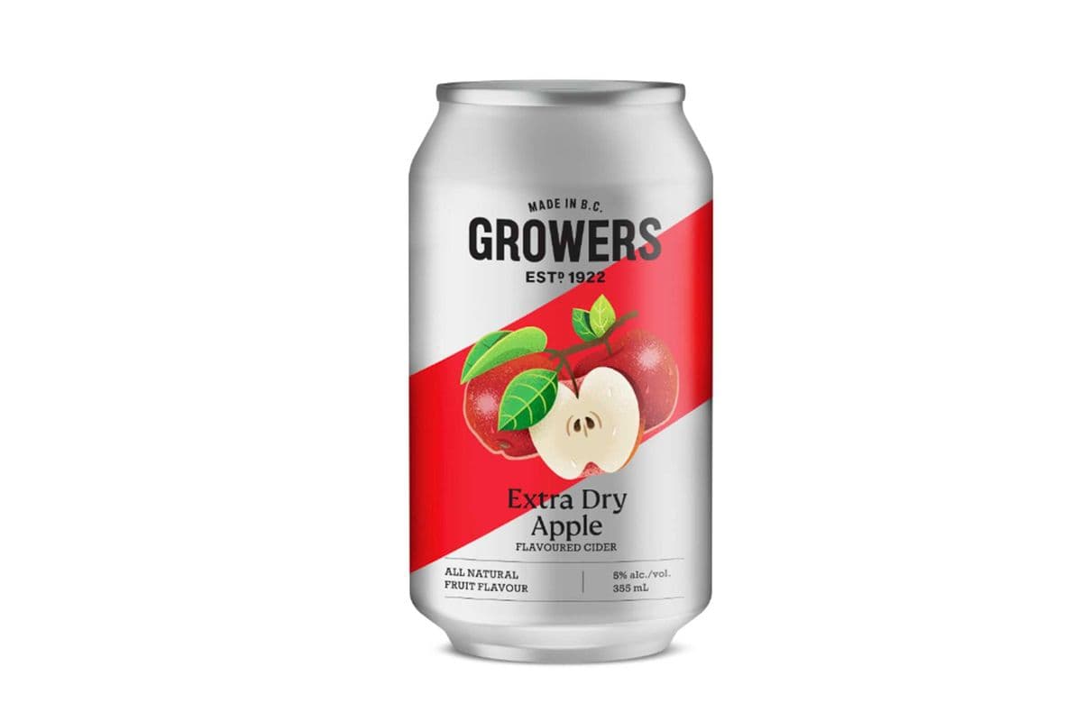 Growers Extra Dry Apple (6 x 355 ml cans)