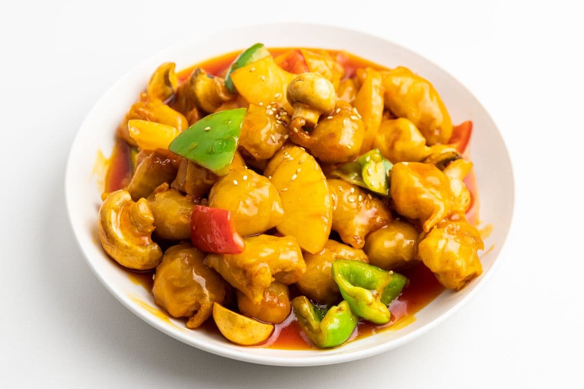 C4. Pineapple Sweet-and-Sour Vegetarian Pork
